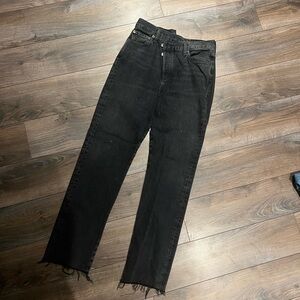 Agolde Black Criss Cross Jeans